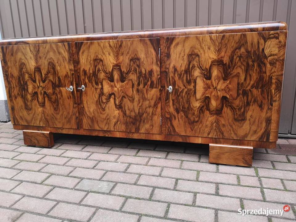 Komoda ARTDECO Orzech RTV Niska 180 Zgrabna Swarzędz