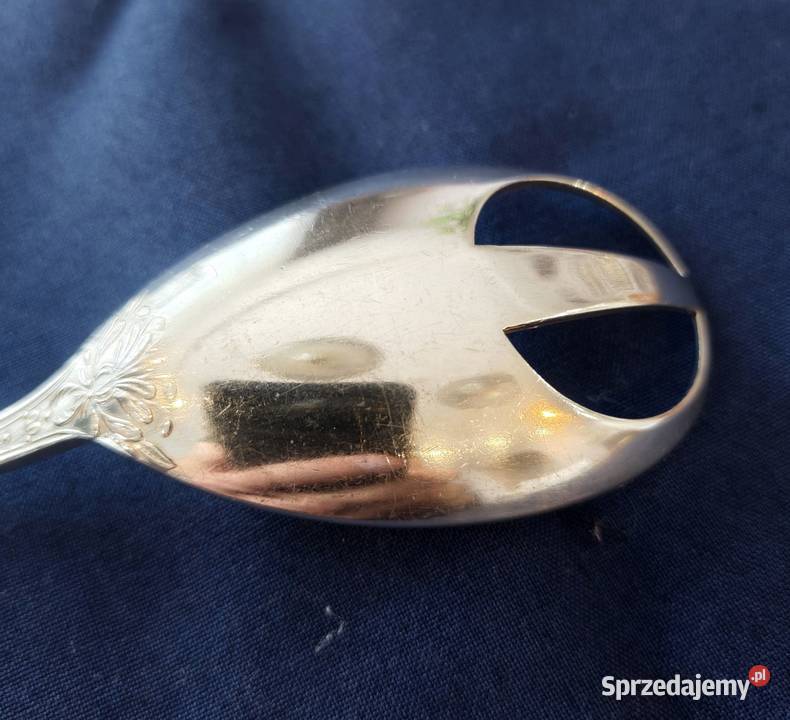 Platerowany widelec do sałat Hefra wzór romański zachodniopomorskie Szczecin