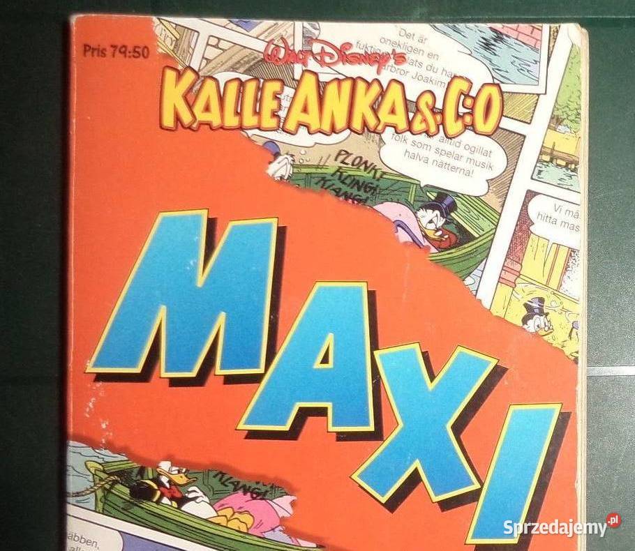 Walt Disney comic book Kalle Anka Co Maxi pocket tryckt 1999