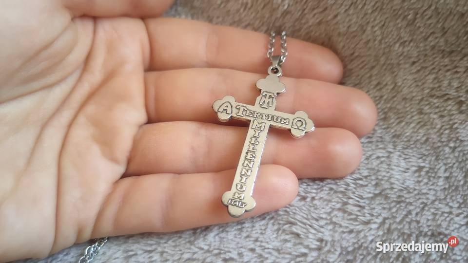 Wisior wisiorek naszyjnik krzyż krzyżyk z Tarnowskie Góry