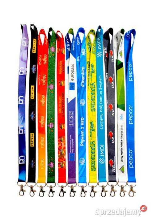 Smycze reklamowe smycz z nadrukiem identyfikator Warszawa