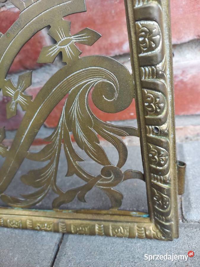 Drzwiczki metalowe Mosiężne złoty kolor okno Gawroniec