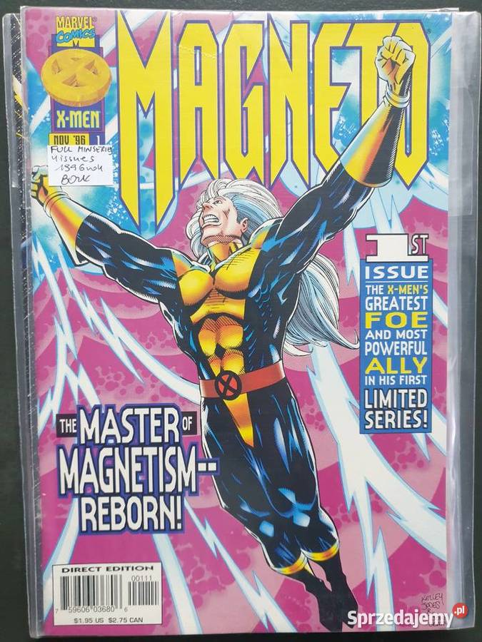 Magneto zestaw 4 oryginalnych komiksów Marvel Gdynia