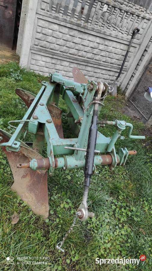 Pług 2 Służbowy do małego traktora nieuszkodzony wielkopolskie Doruchów