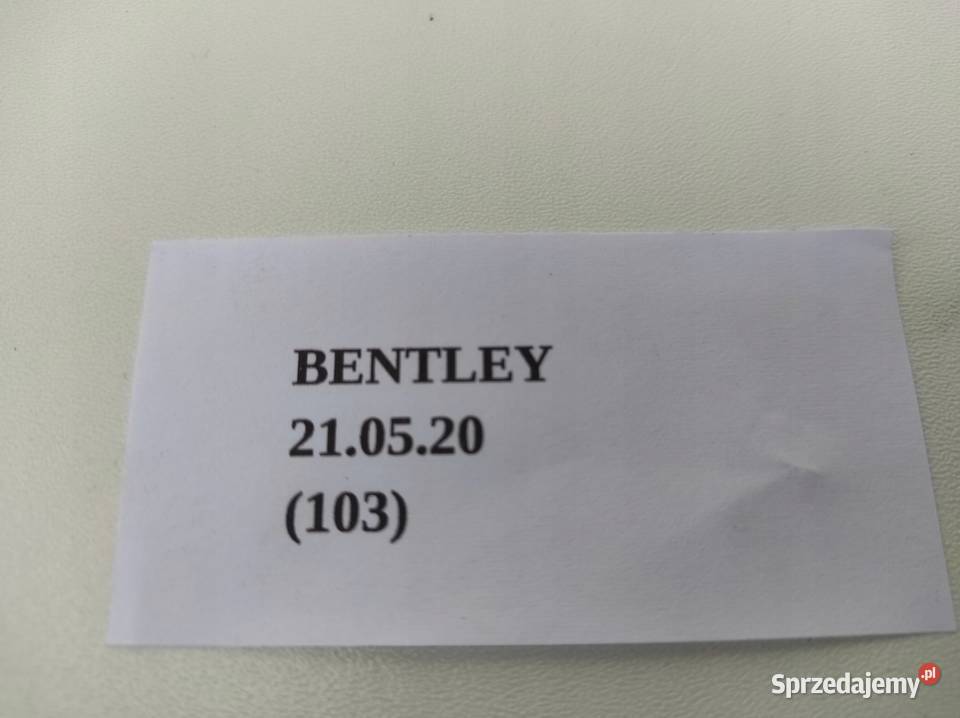 GŁOŚNIK BUZZER PDC BENTLEY CONTINENTAL GT II Nowy Tomyśl