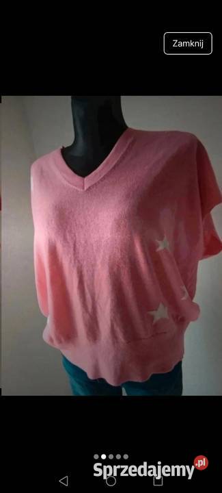 Bluzka bez rękawów dekolt w serek V podkarpackie Krosno