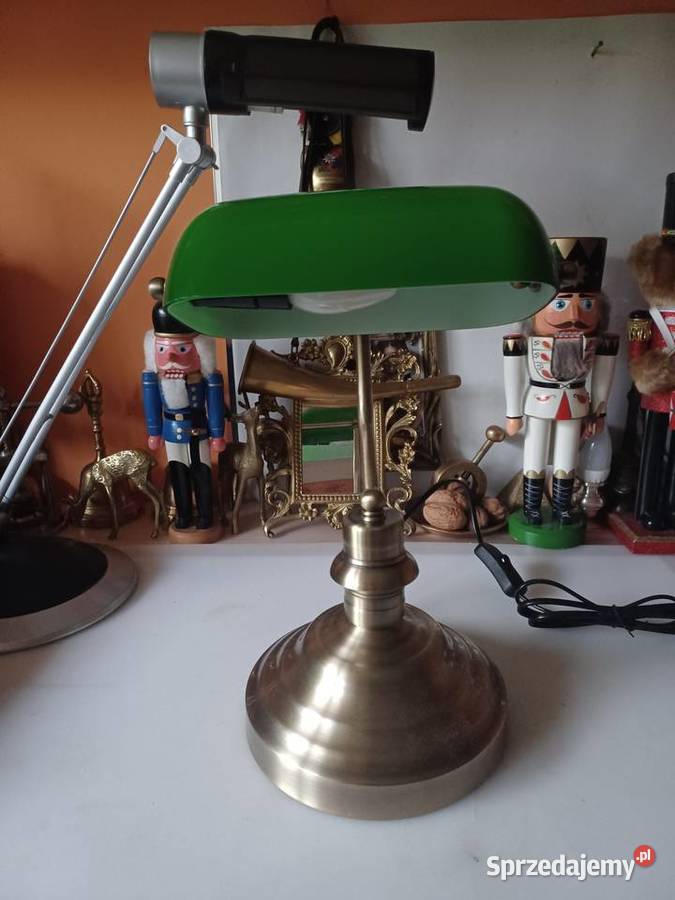 Piękna lampa stołowa bankierka Poznań