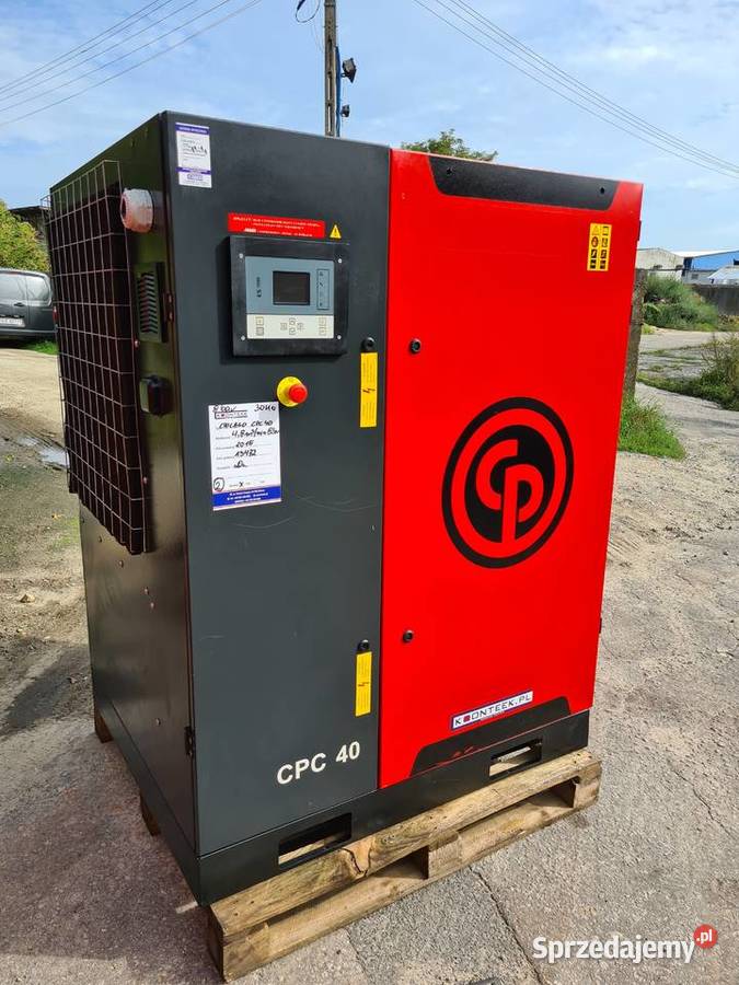 Kompresor śrubowy Chicago Pneumatic CPC 40 30 kw Kompresory Zduny