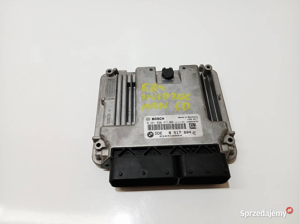 KOMPUTER STEROWNIK SILNIKA BMW X1 E84 20D N47 Strzyżewice
