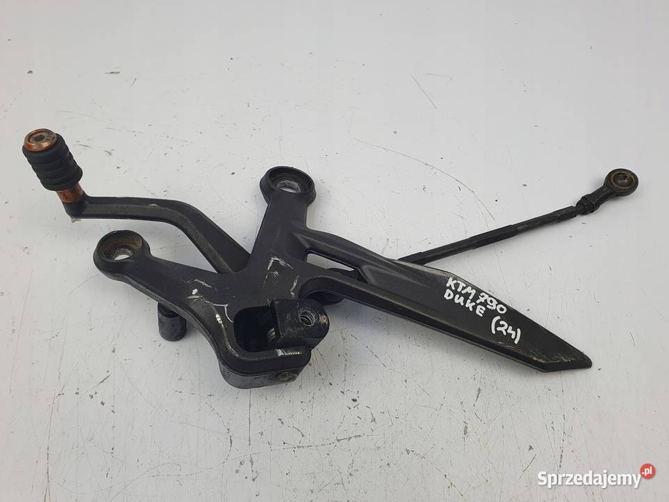 LEWY SET PODNÓZEK DŹWIGNIA ZMIANY BIEGÓW KTM Chełm