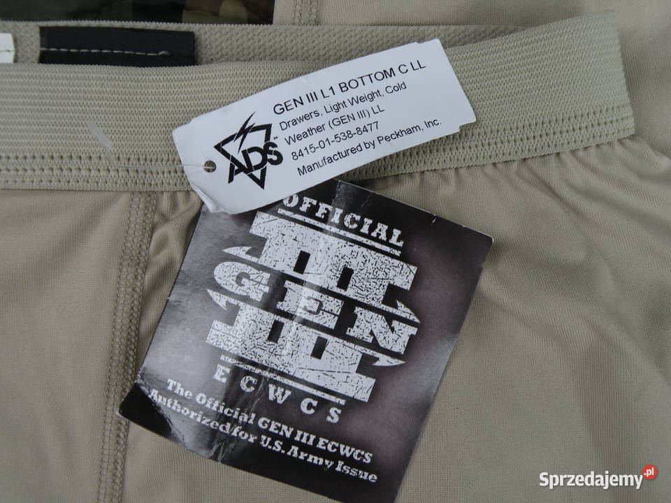 Kalesony Us Army ECWCS gen III POLARTEC large dolnośląskie Wrocław