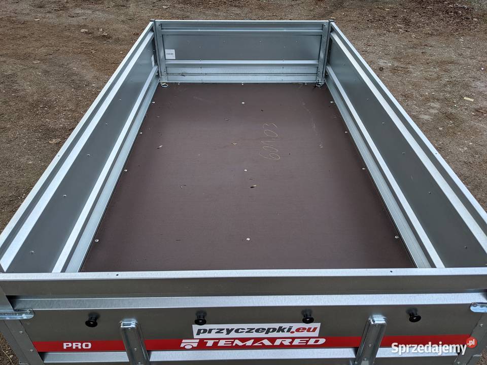Przyczepa TEMARED PRO 2312R wzmocniona 236x125 Burtowe i plandeki Lublin
