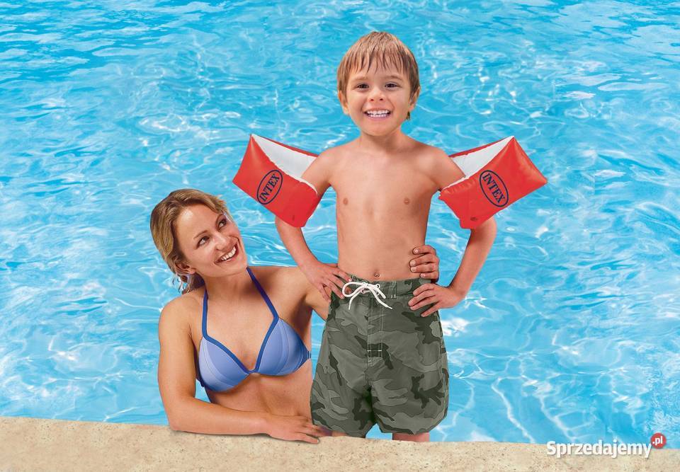 Rękawki do pływania pomarańczowe 30x15 INTEX Poznań