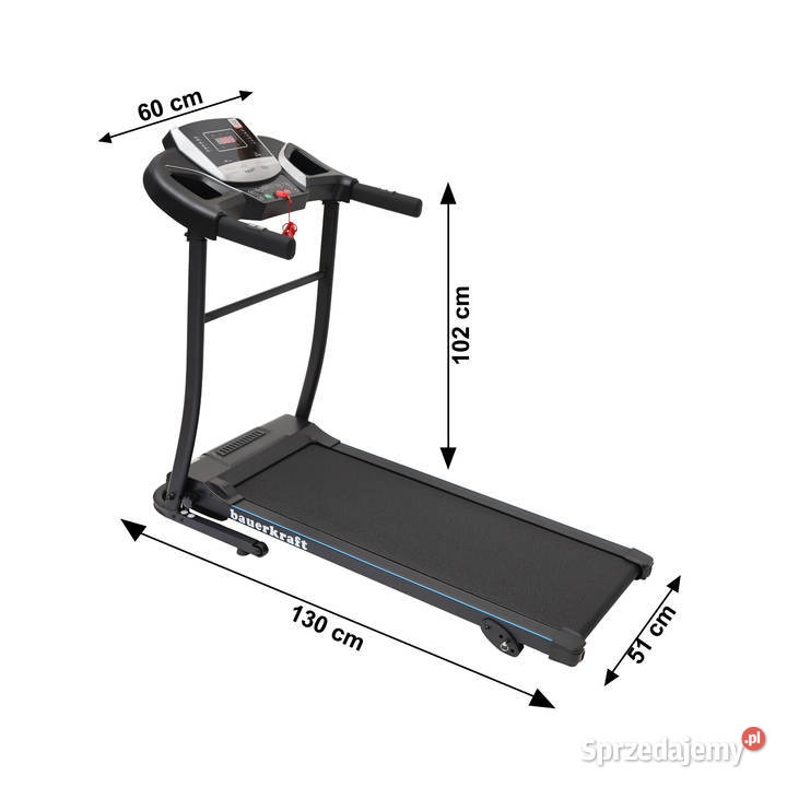 Bieżnia elektryczna domowa z uchwytami składana Poznań