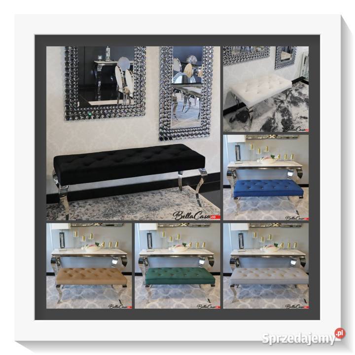 Pufa Ławka Podnóżek Ludwik pikowany RÓŻNE KOLORY Warszawa sprzedam