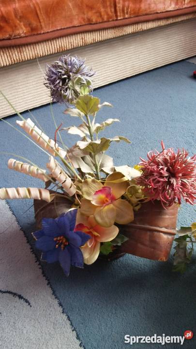 bukiety kwiatów sztucznych Dekoracje i ozdoby