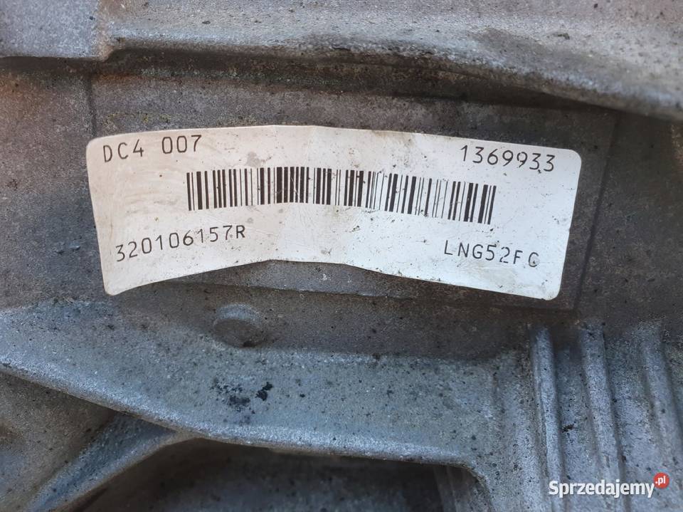 Renault Talisman 15 DCI SKRZYNIA BIEGÓW DC4007 Chełm sprzedam