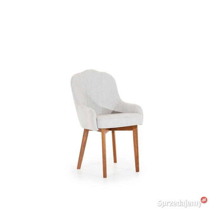 Krzesło drewniane dębowe bukowe tapicerowane Queen