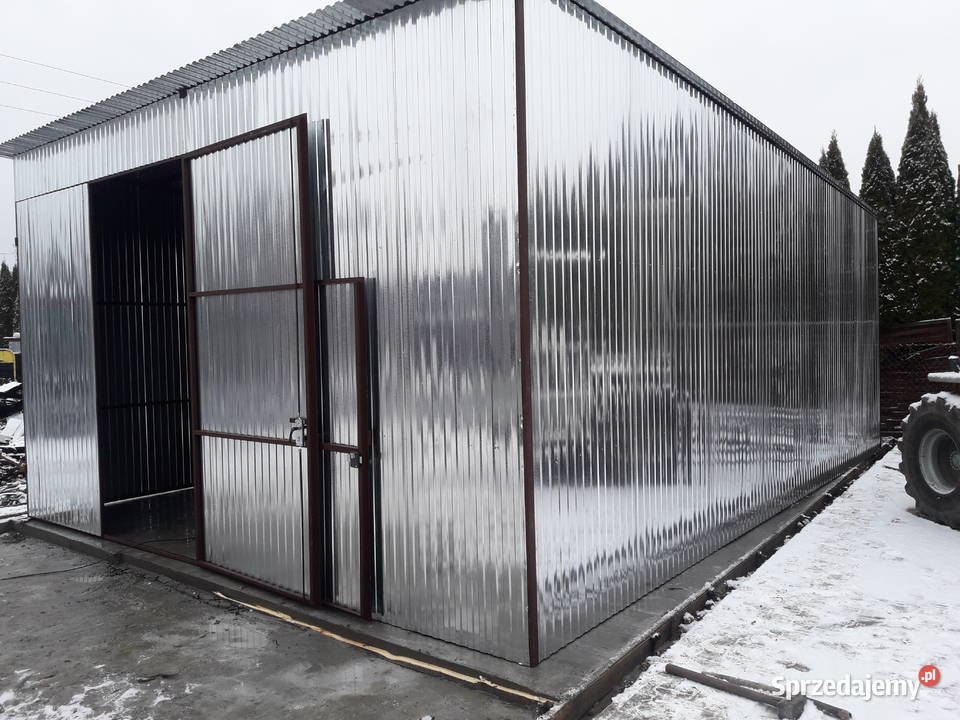 Duży Garaż Blaszany 15x10m Wiata Hala GrzywStal