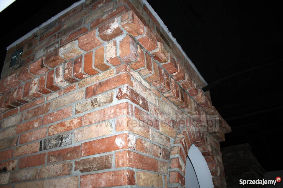 Ceglana ściana płytki lico kalibrowane Fort Bema wewnętrzne