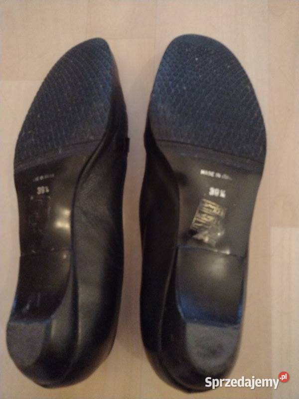 Półbuty damskie skórzane prawie nowe