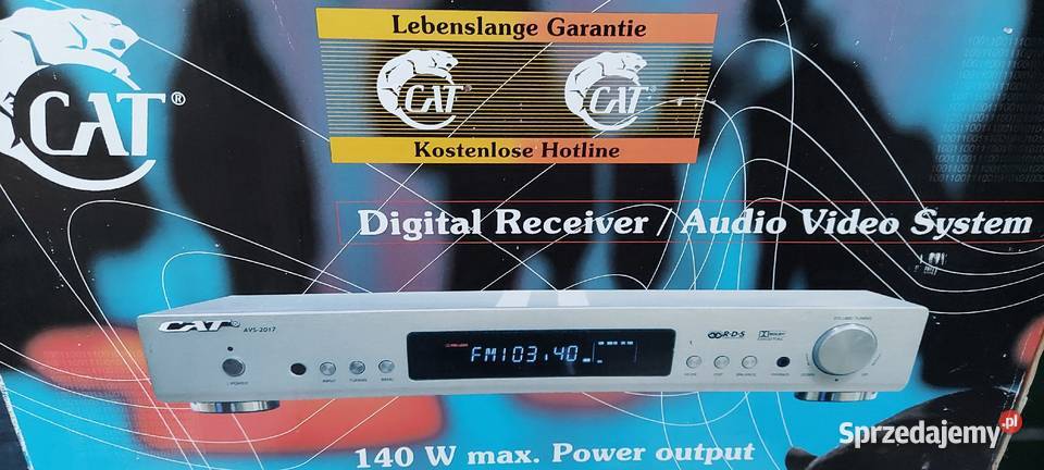 Amplituner Cat ASV 2017 Digital Receiver Tuner Szczebrzeszyn sprzedam