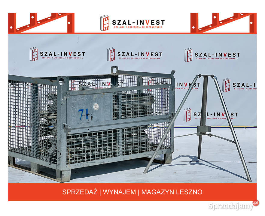 Podpory Stemple 3m 35m 4m 5m NOWE 15Kn Atest Leszno