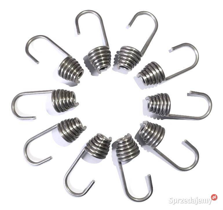 Hak sprężyna INOX z nierdzewki mocny hak Szemud
