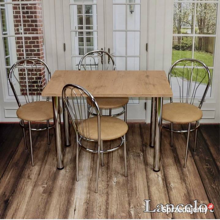 Zestaw Stół kuchenny 100 x 60 4 krzesła WYSYŁKA