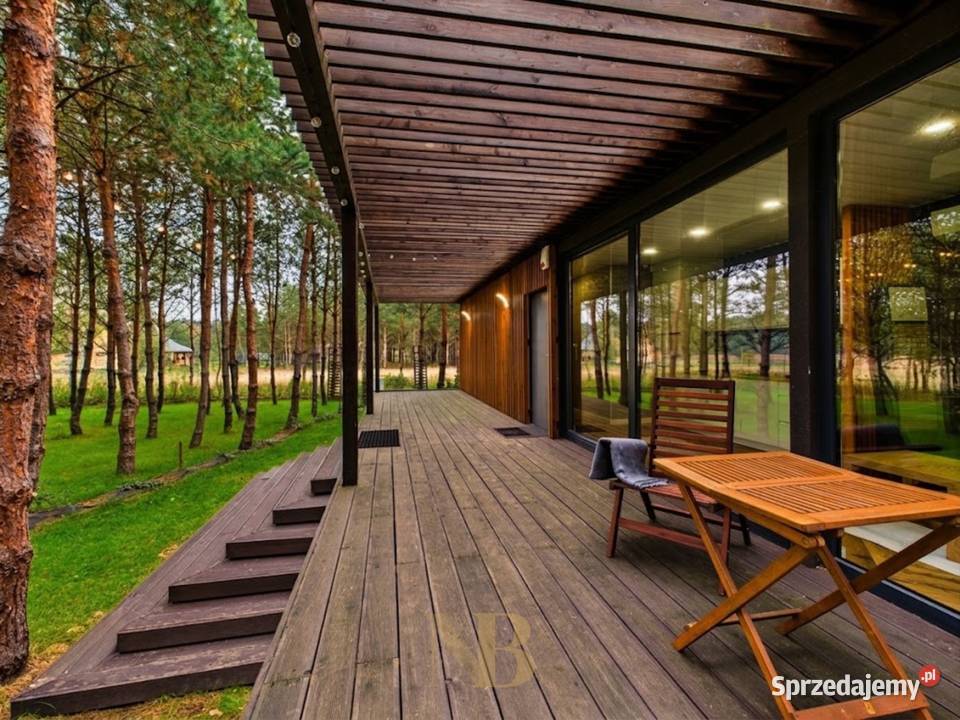 Tiny House na zalesionej działce 1250m w Dolinie rekreacyjna mazowieckie Tomczyn sprzedam