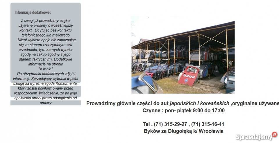 Toyota avensis kombi 2000 2002 lampa tył prawa dolnośląskie Wrocław