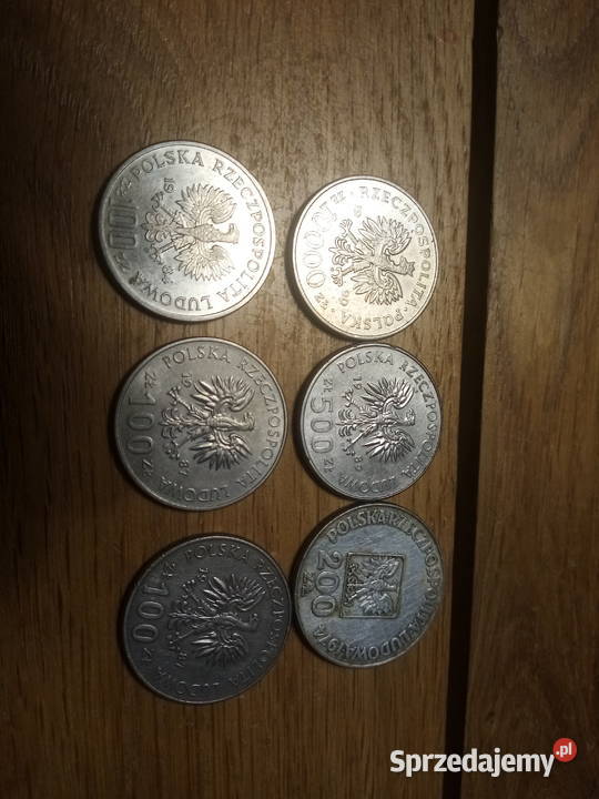 Monety PRL solidarność 500zl100zl 10000 Witos Tarnowskie Góry