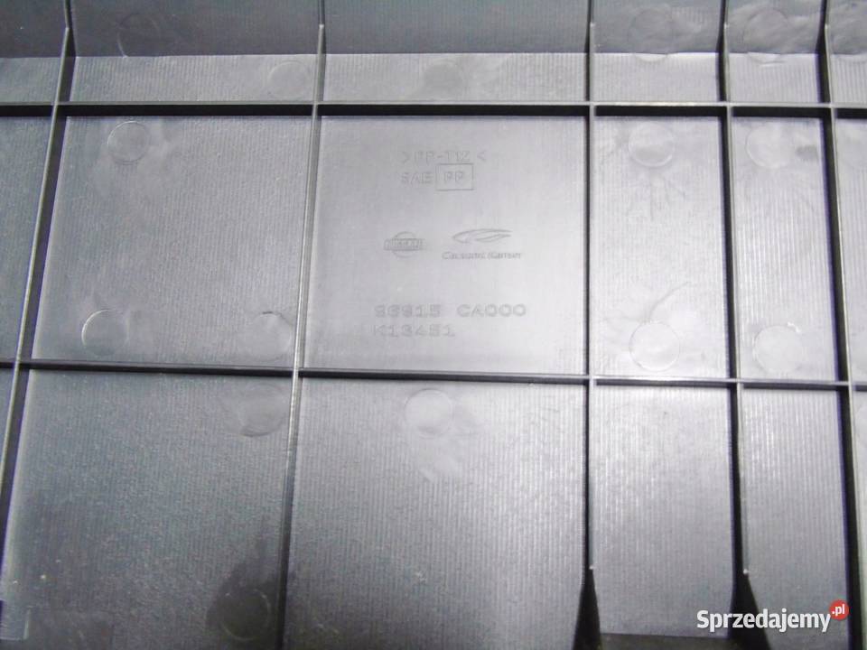 TAPICERKA PODŁOGA BAGAŻNIKA NISSAN MURANO I Z50 śląskie Sosnowiec