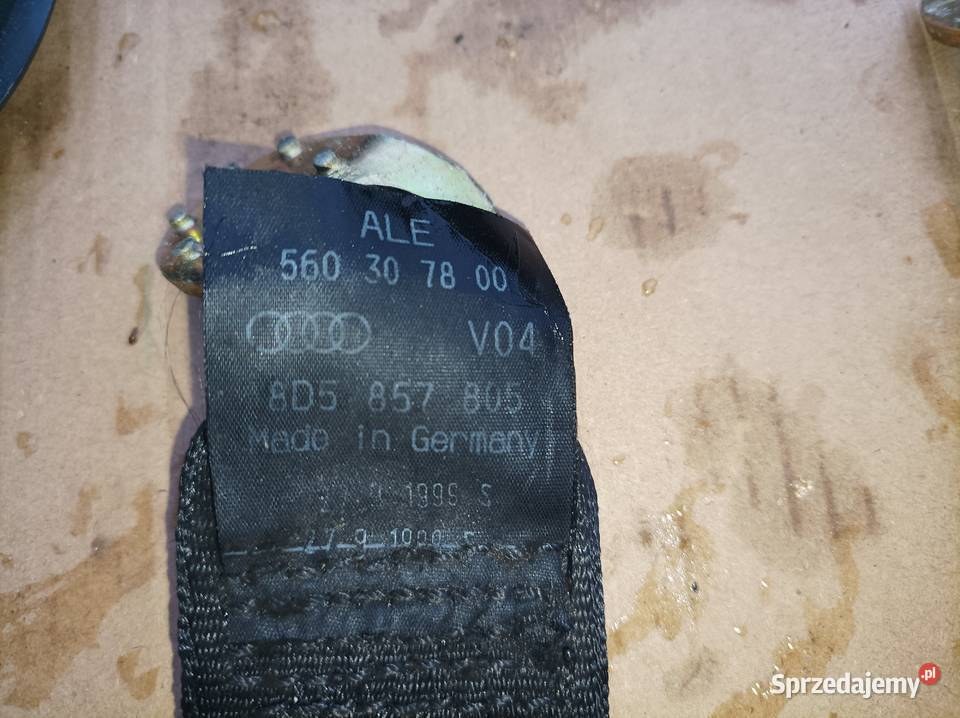 Pasy bezpieczeństwa tył Audi a4b5 Sedan Lift 8D5 osobowe mazowieckie Radom