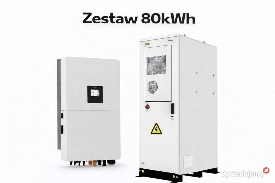 Zestaw Magazyn Inwerter HV 80 kW 6144 kWh sprzedam