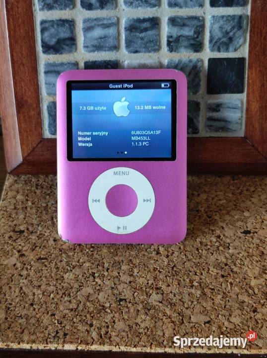 odtwarzacz Apple IPod nano 3 generacja 8 GB MP3 świętokrzyskie Kielce