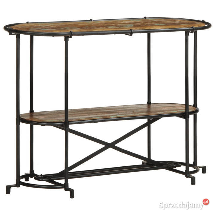 Stolik konsolowy 110x42x76 lite drewno z odzysku Warszawa