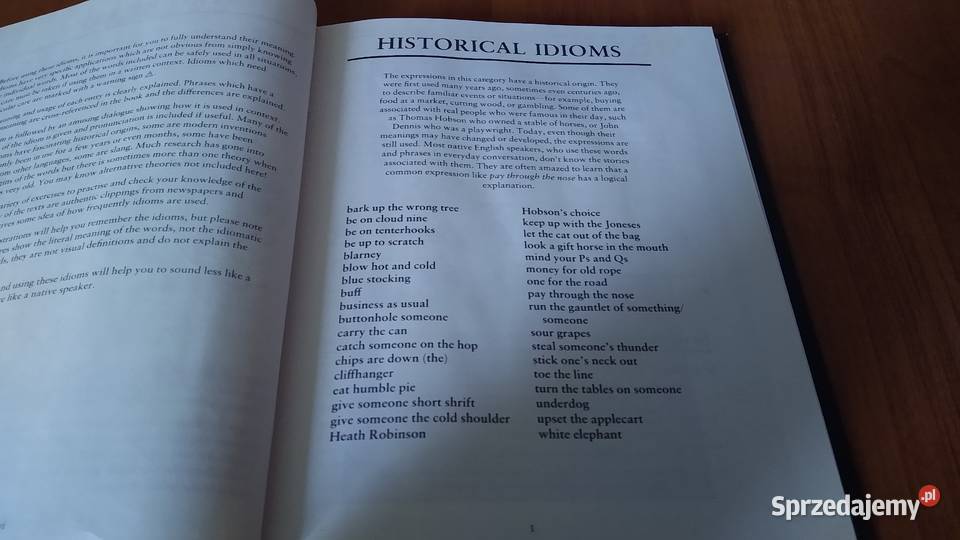 Help with idioms Jane Applebee Anton Rush twarda sprzedam