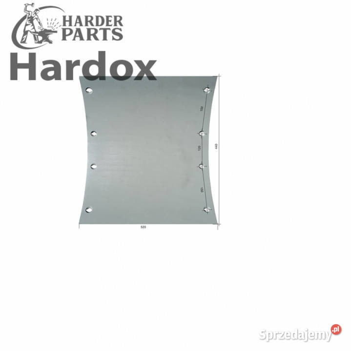 Odkładnia HARDOX 60017S części do pługa HUARD Suwałki