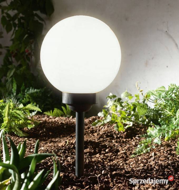 6 SZTUK Lampa solarna 15 KULA do ogrodu na taras Łódź sprzedam