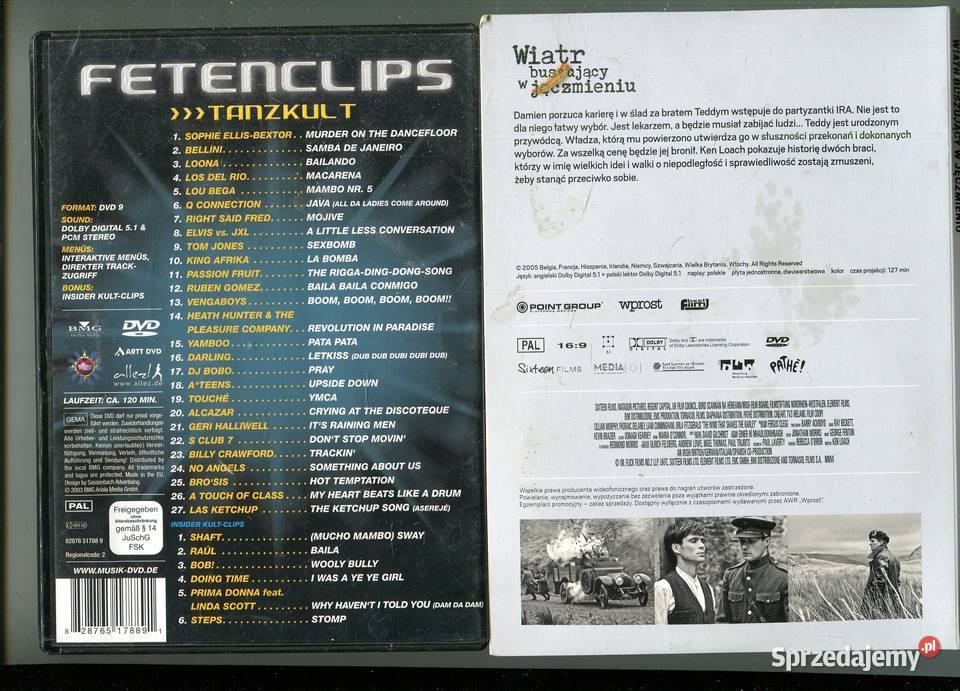 Fetenclips Tanzkult Wiatr buszujący w jęczmieniu Szczecin