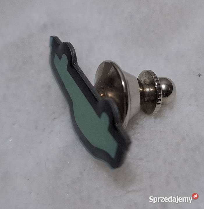 Przypinka zielone autko 1x25 Czeladź