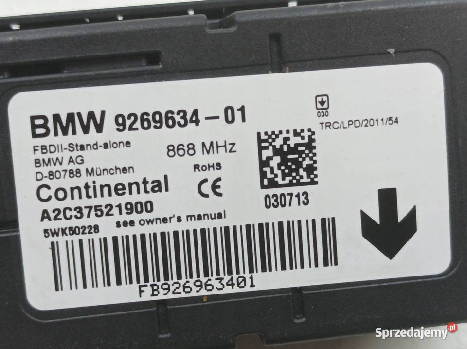 WZMACNIACZ KOMPLET F21 9238085 9220832 9269634