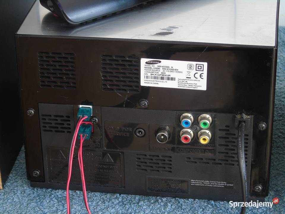 Wieża Samsung pilot USB mp3 CD RDS AUX kol podkarpackie Jasło