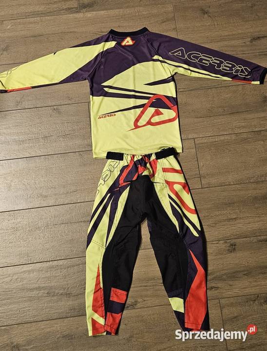 Strój cross dziecka ACERBIS neon HiViz Kombinezony małopolskie