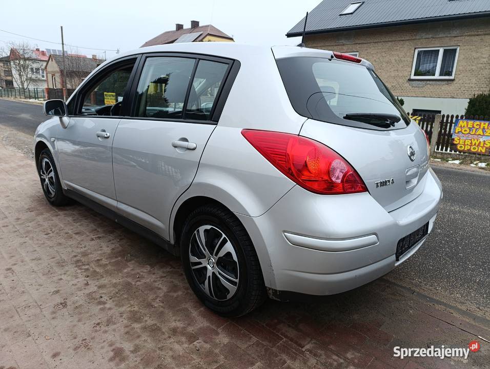 Nissan Tiid 16 benzyna 2010r 1 właściciela z manualna Lgota-Mokrzesz