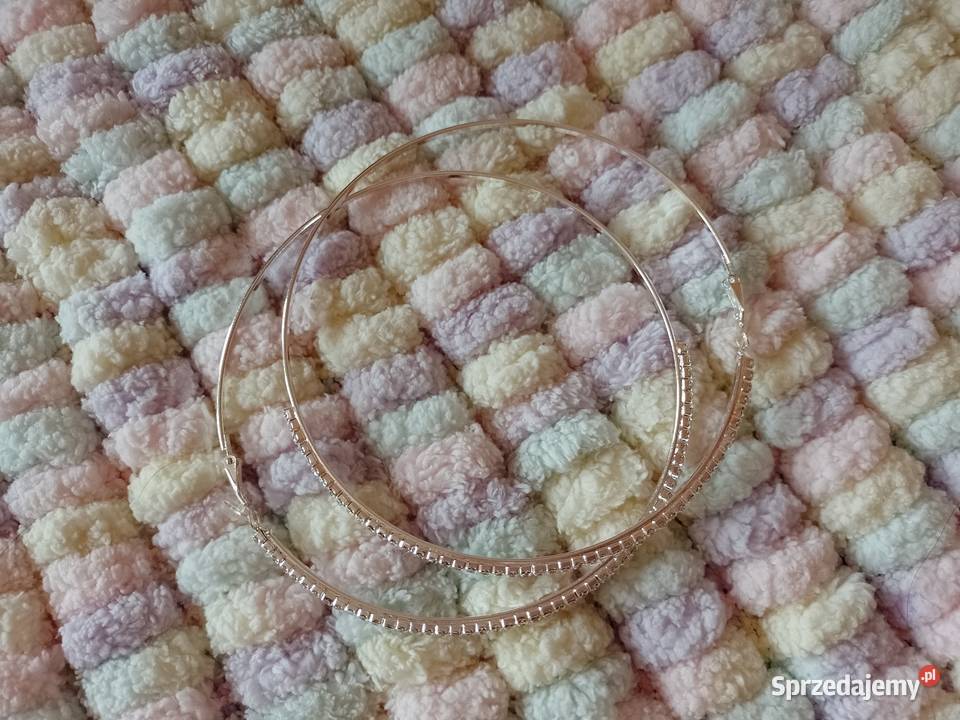 ASOS Ogromne Kolczyki koła ze zdobieniemNOWE