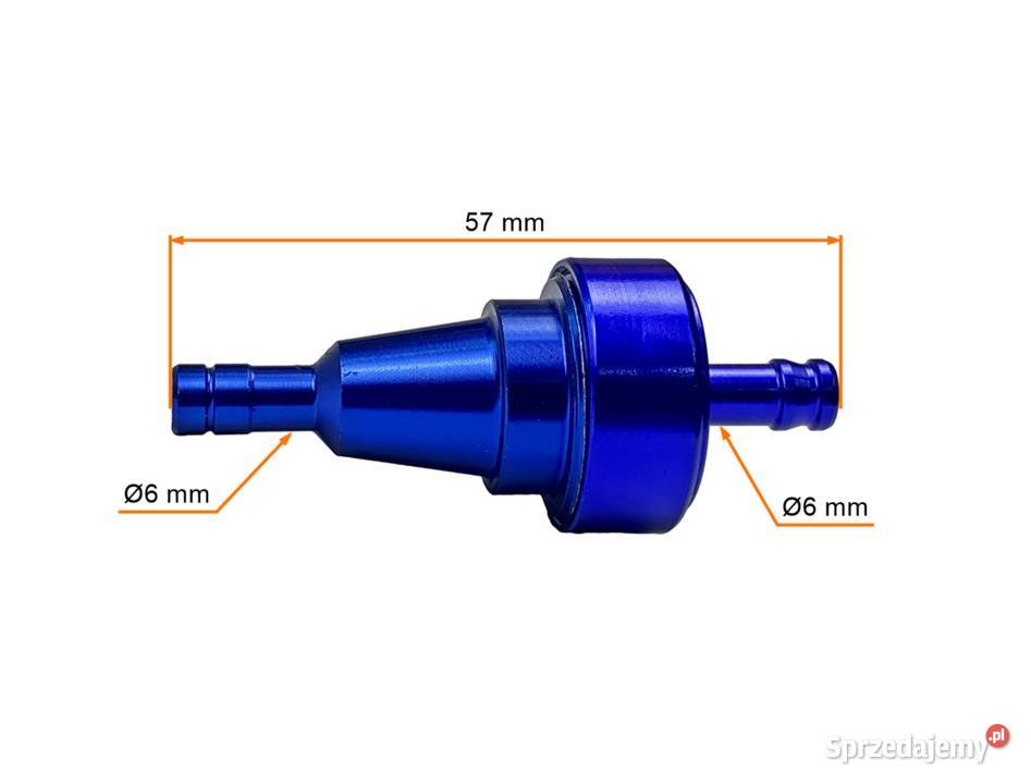 FILTR PALIWA POCKET BIKE TUNING NIEBIESKI 6mm Części i akcesoria motocyklowe lubelskie