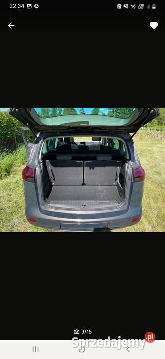 OPEL ZAFIRA C TOURER 2012 R 14 T BENZ 140 NAVI Jelenia Góra
