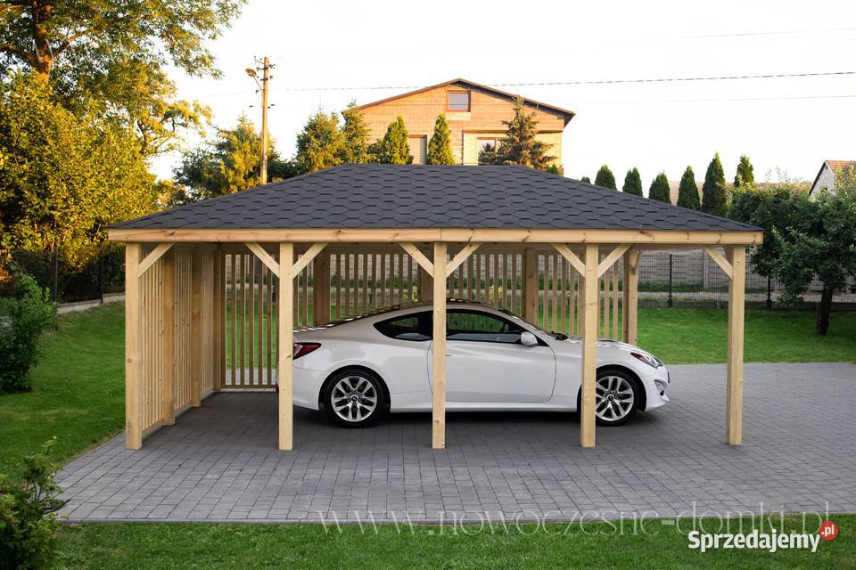 Wiata Samochodowa Drewniana San Ariano 3x5 Warszawa